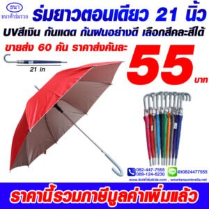 1ร่มยาวตอนเดียว21นิ้ว