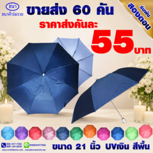 ร่มพับ 2 ตอน รหัส 003