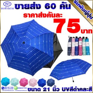 ร่มพับญี่ปุ่นลายโบว์